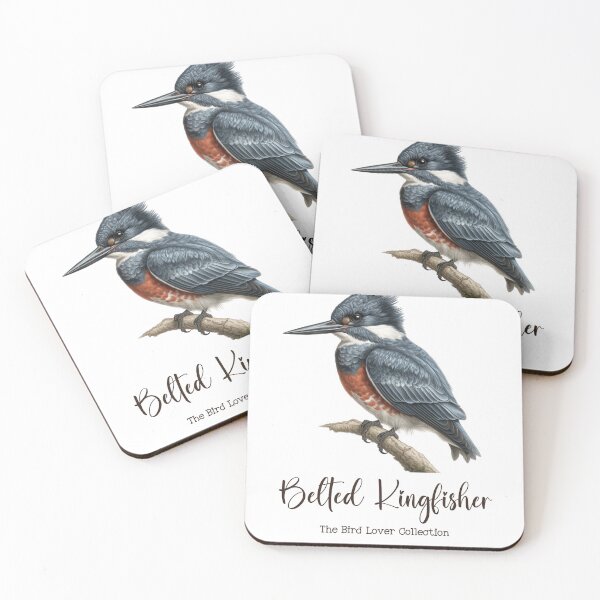 Item preview, Belted Kingfisher - The Bird Lover Collection designed and sold by GoodOldVintage.