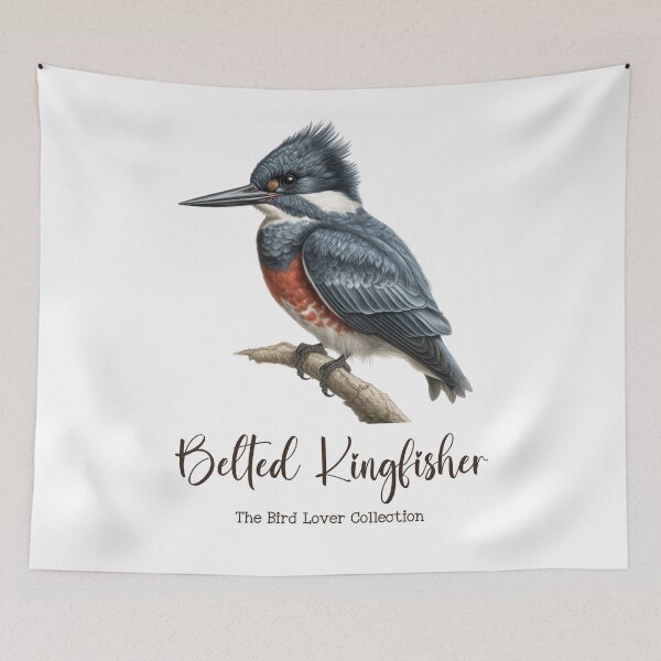 Item preview, Belted Kingfisher - The Bird Lover Collection designed and sold by GoodOldVintage.