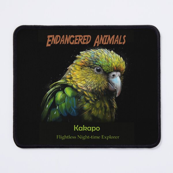 Artikelvorschau, Kakapo: Flightless Night-time Explorer entworfen und verkauft von JLCableStudio.