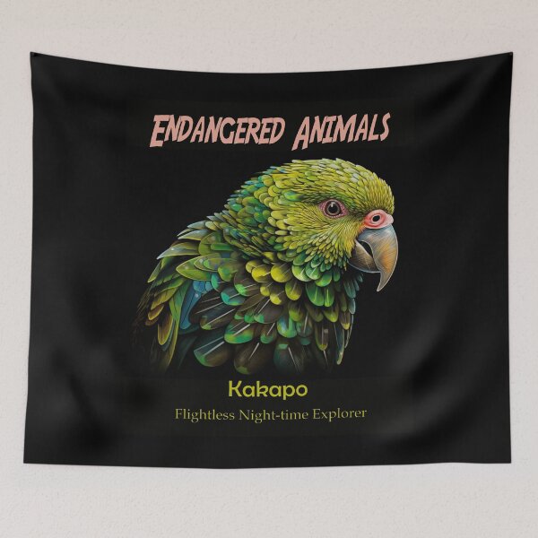 Item preview, Kakapo: Flightless Night-time Explorer designed and sold by JLCableStudio.