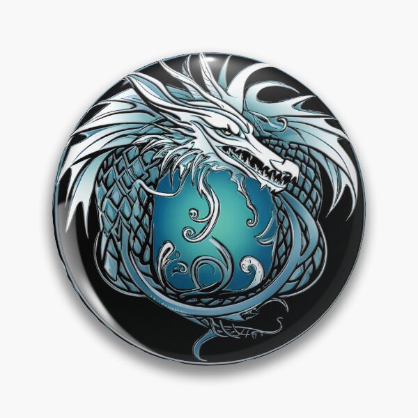 Item preview, blue viking dragon, viking ornament, celtic motif , for the husband, viking dragon, for dad, dad, happy dads day designed and sold by PRYMULLART.