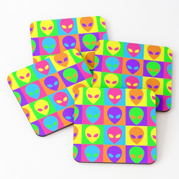 Item preview, Pop Art Alien Heads designed and sold by SatanicCandy.