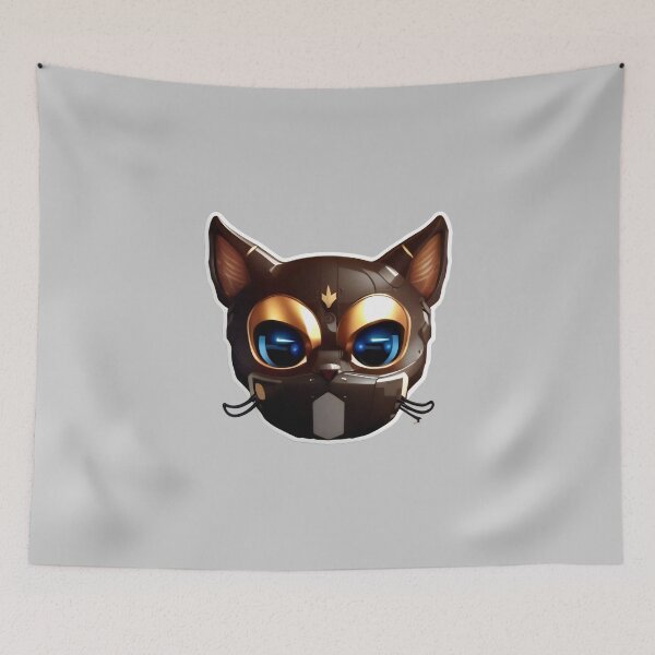 Item preview, Cute Cat Robot 9 - Cool cat theme designed and sold by SheepAttack.