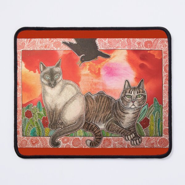Item preview, Cats in the Garden designed and sold by Lynnette Shelley.