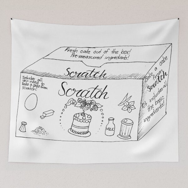 Item preview, A Cake from Scratch in a Box designed and sold by Marian Hayes.