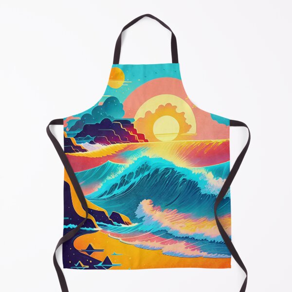Artikelvorschau, Strandszene entworfen und verkauft von ArtFactoryAI.