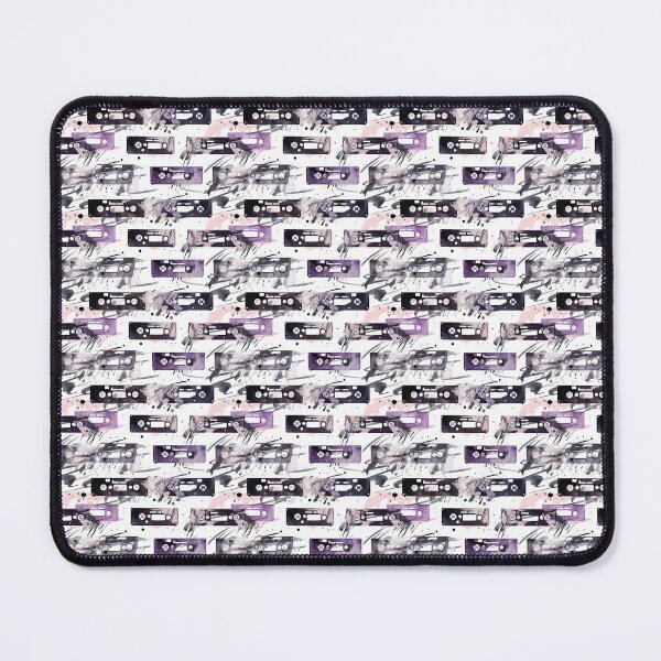 Item preview, Retro Watercolor Tape Cassette Pattern | Vibrant and Nostalgic Art designed and sold by Retro-ArtDeco.