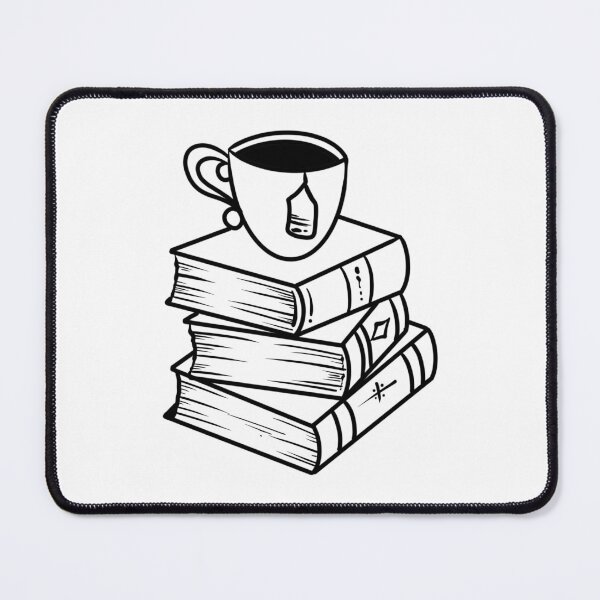 Item preview, Stack of Books and Tea designed and sold by CuteTattoo.