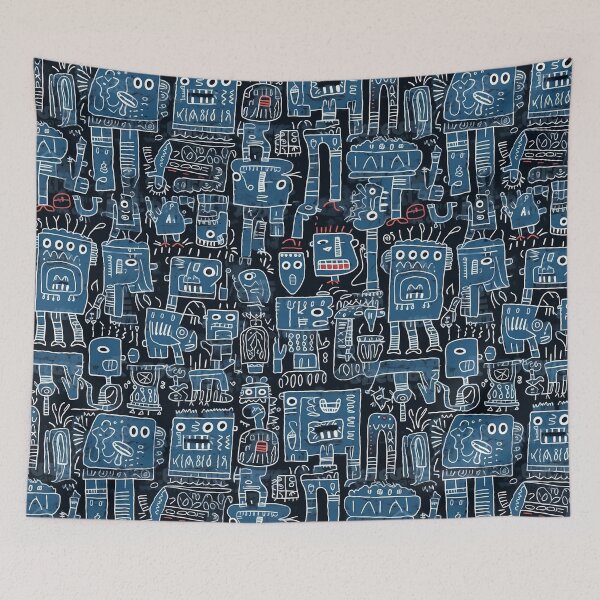 Item preview, Digital Art: The Blue Face Experience designed and sold by JD72shirtshop.