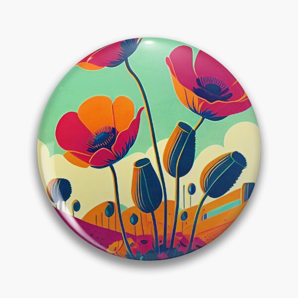 Item preview, Poppies designed and sold by ArtFactoryAI.