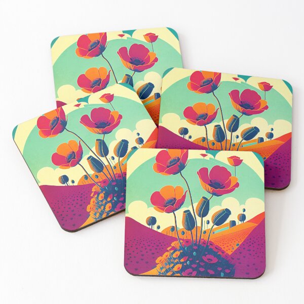 Item preview, Poppies designed and sold by ArtFactoryAI.