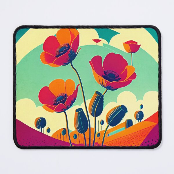 Item preview, Poppies designed and sold by ArtFactoryAI.
