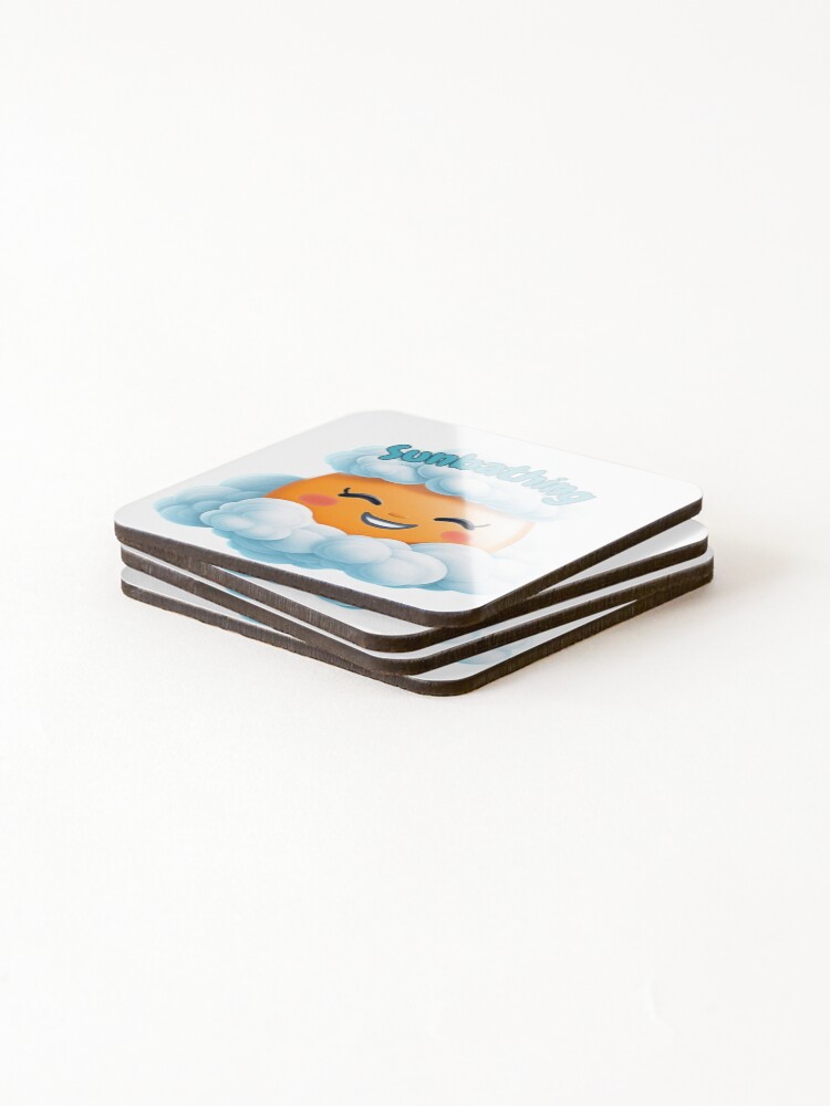 Thumbnail 4 of 5, Coasters (Set of 4), Sunbathing designed and sold by Introvertedself.
