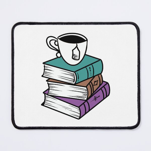 Item preview, Stack of Books and Tea designed and sold by CuteTattoo.