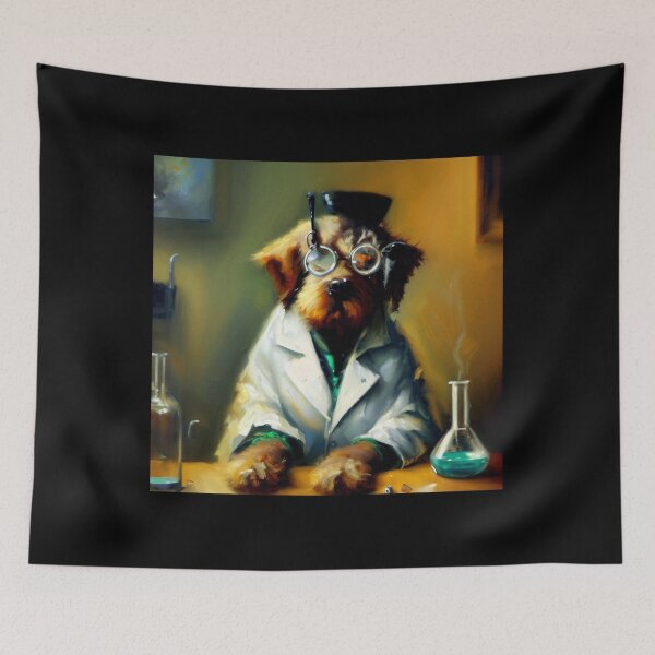 Item preview, Dog Mad Scientist designed and sold by CrankyOldDude.