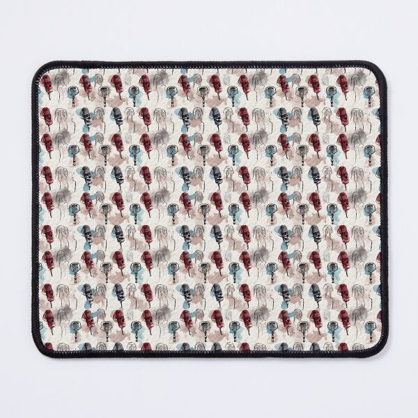 Item preview, Vintage Watercolor Microphone Tile Pattern | Unique Retro Music Art designed and sold by Retro-ArtDeco.