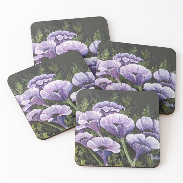 Item preview, Purple Poppies designed and sold by Len Burton.