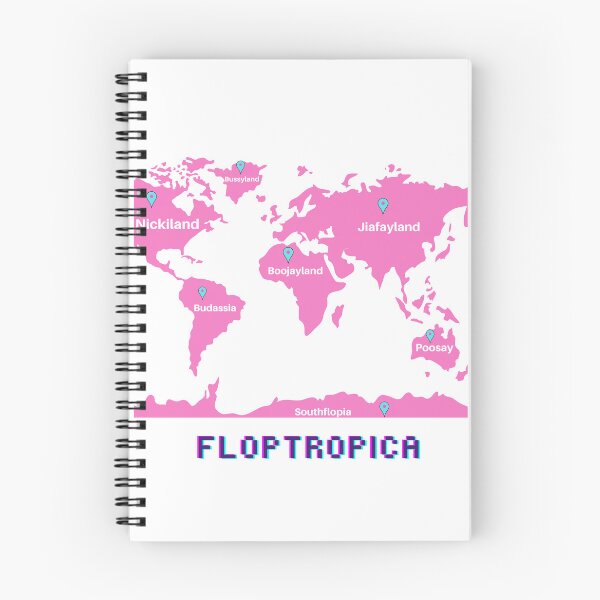 Item preview, Floptropica Map designed and sold by tranquillus.