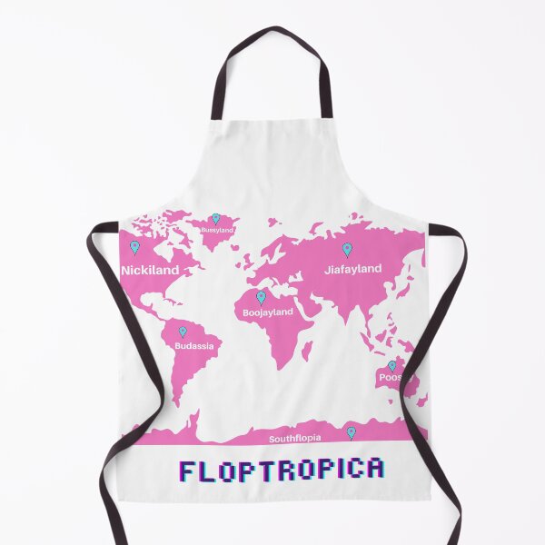 Item preview, Floptropica Map designed and sold by tranquillus.