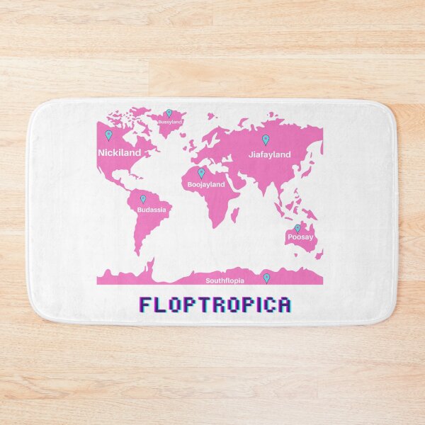 Item preview, Floptropica Map designed and sold by tranquillus.