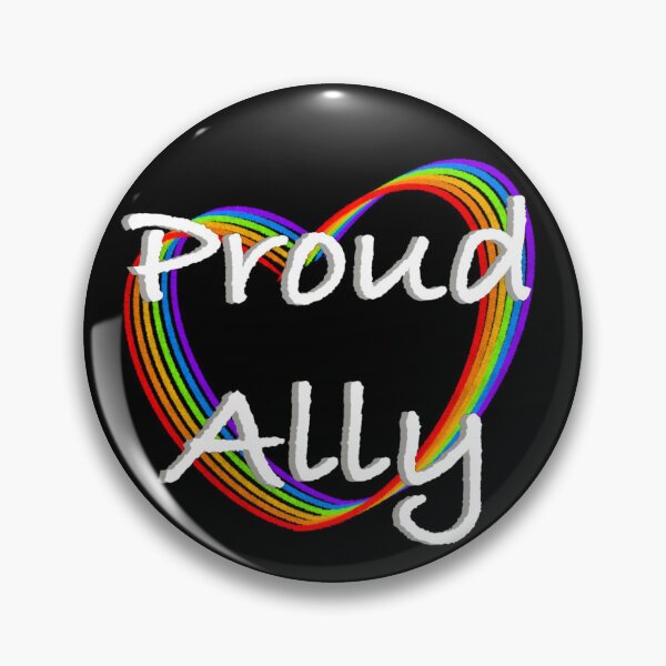 Item preview, Proud ally, LGBTQIA, LGBTQ, show your support for our friends and loved ones who are part of the #LGBTQIA designed and sold by rocknpalette.