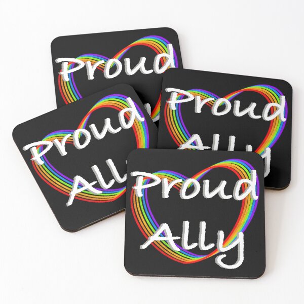 Item preview, Proud ally, LGBTQIA, LGBTQ, show your support for our friends and loved ones who are part of the #LGBTQIA designed and sold by rocknpalette.