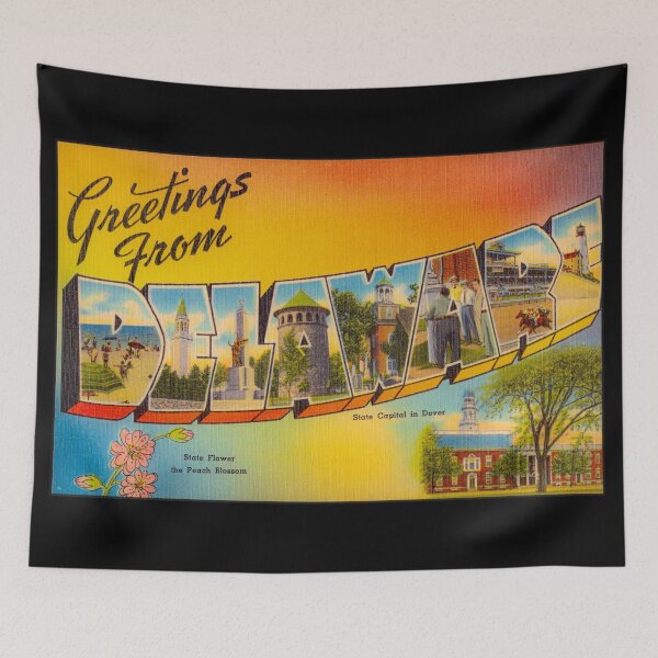 Item preview, Greetings from Delaware Vintage 1930's Postcard designed and sold by SeaStories88.