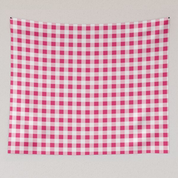 Item preview, Pink Gingham Retro Plaid Pattern designed and sold by printguys.