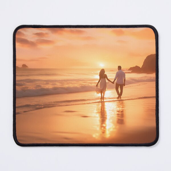Item preview, Romantic Beach Sunset I designed and sold by StudioOfAiArts.
