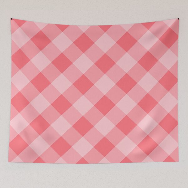 Item preview, Pink Gingham Retro Plaid Checkered Pattern designed and sold by printguys.