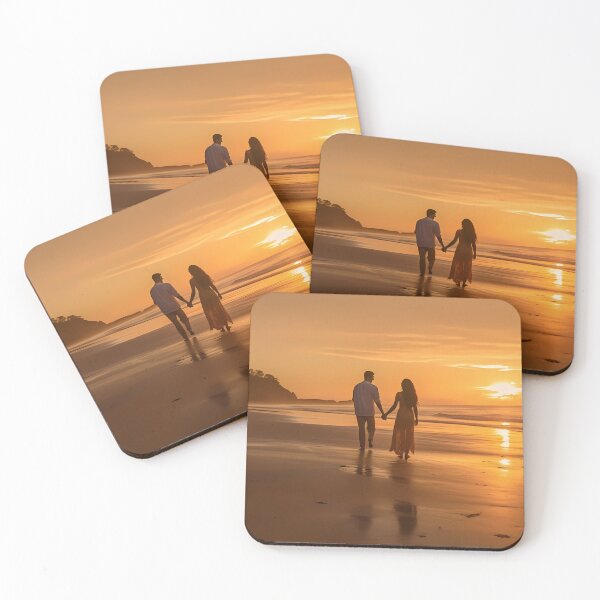 Item preview, Romantic Beach Sunset III designed and sold by StudioOfAiArts.