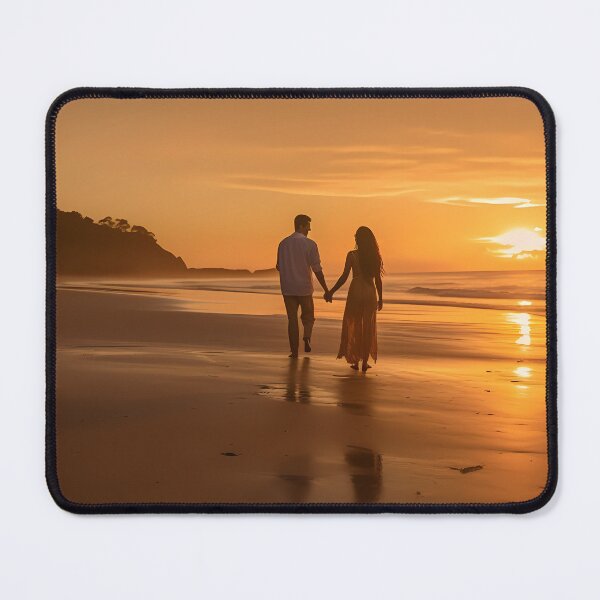 Item preview, Romantic Beach Sunset III designed and sold by StudioOfAiArts.