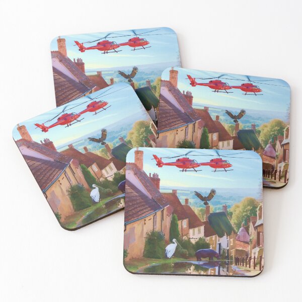 Item preview, Flooded Village with Wildlife - dePace' designed and sold by mrpropcake.