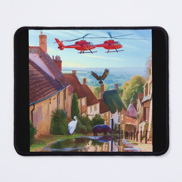 Item preview, Flooded Village with Wildlife - dePace' designed and sold by mrpropcake.