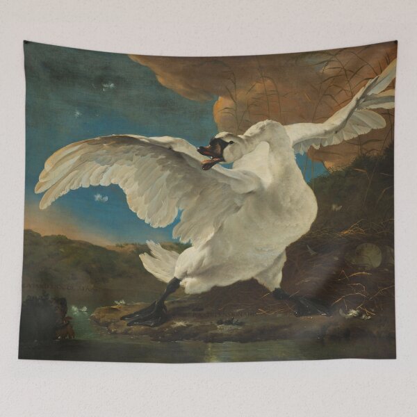 Item preview, The Threatened Swan | Jan Asselijn | 1650 Baroque Art designed and sold by CJET.