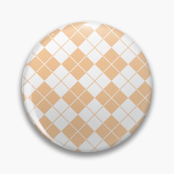 Item preview, Gingham Retro Plaid a cuadros patrón naranja y blanco designed and sold by printguys.