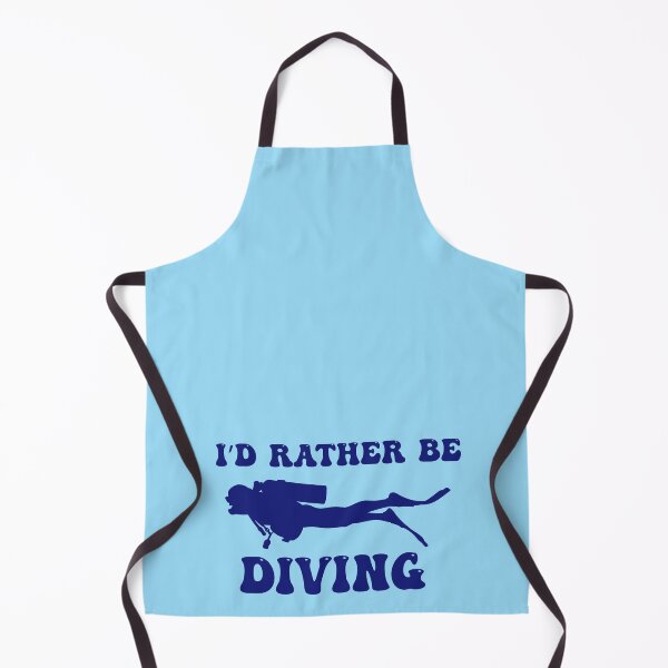 Item preview, I'd Rather Be Diving (Blue) designed and sold by Zia Frazier.