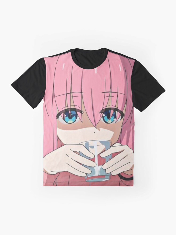 Aperçu 4 sur 5. T-shirt graphique avec l'œuvre Bocchi le Rocher - Hitori Gotou créée et vendue par IceTeaMaker.