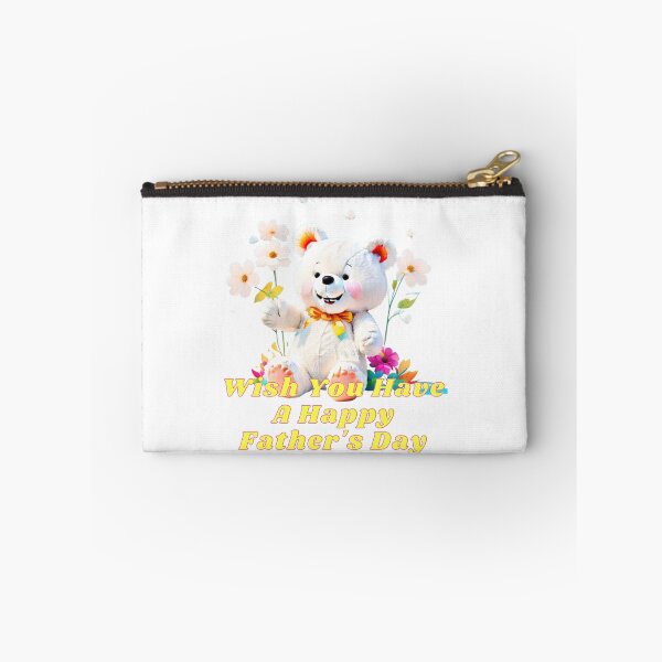 Item preview, Wish You Have A Happy Father's Day - White Polar Giving A Flowers designed and sold by ShopULove.