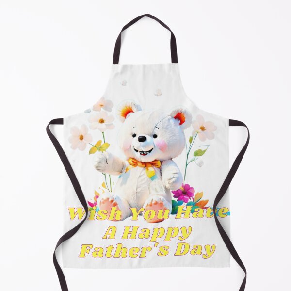 Item preview, Wish You Have A Happy Father's Day - White Polar Giving A Flowers designed and sold by ShopULove.