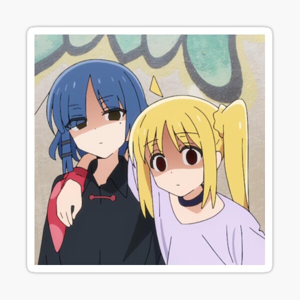 Aperçu de l'œuvre Bocchi le Rocher - Ryo et Nijika créée et vendue par IceTeaMaker.