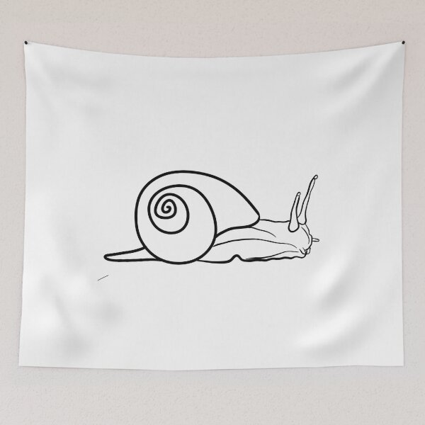 Item preview, Stick figure snail - Welshdesigns designed and sold by welshdesigns.