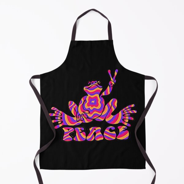 Item preview, Pink, Purple, Orange Wavey Peace Frog  designed and sold by natnat7w.