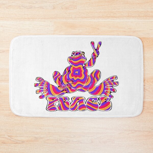 Item preview, Pink, Purple, Orange Wavey Peace Frog  designed and sold by natnat7w.