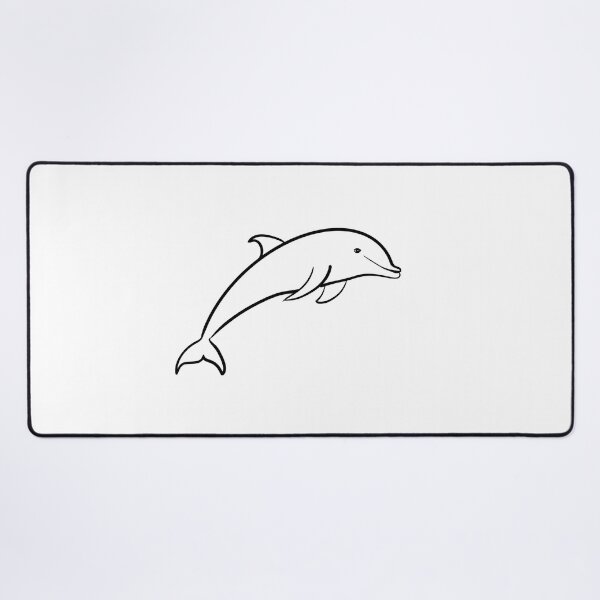 Item preview, Stick figure dolphin - Welshdesigns designed and sold by welshdesigns.