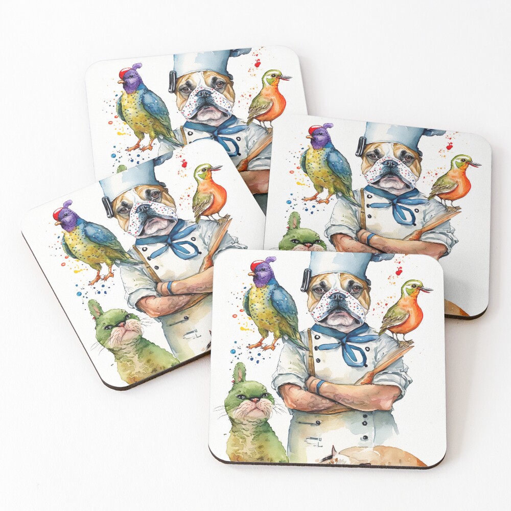 Item preview, Coasters (Set of 4) designed and sold by InkspireWay.