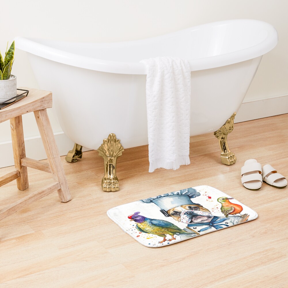 Item preview, Bath Mat designed and sold by InkspireWay.
