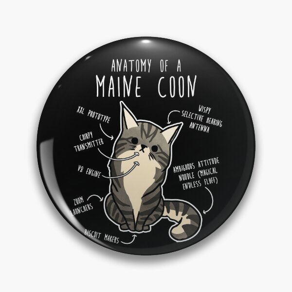 Item preview, Maine Coon Cat Anatomy designed and sold by Clara Hollins.