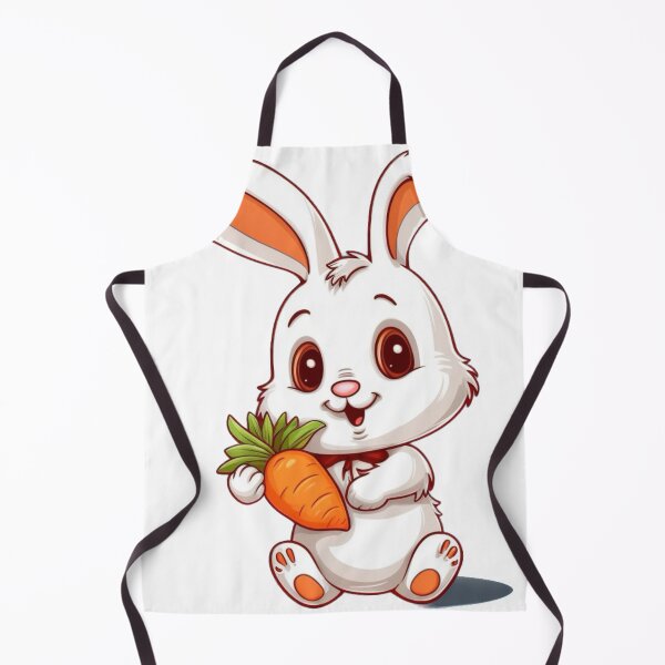 Item preview, Cute Cartoon Bunny Rabbit with Carrot designed and sold by EpicFoxArt.