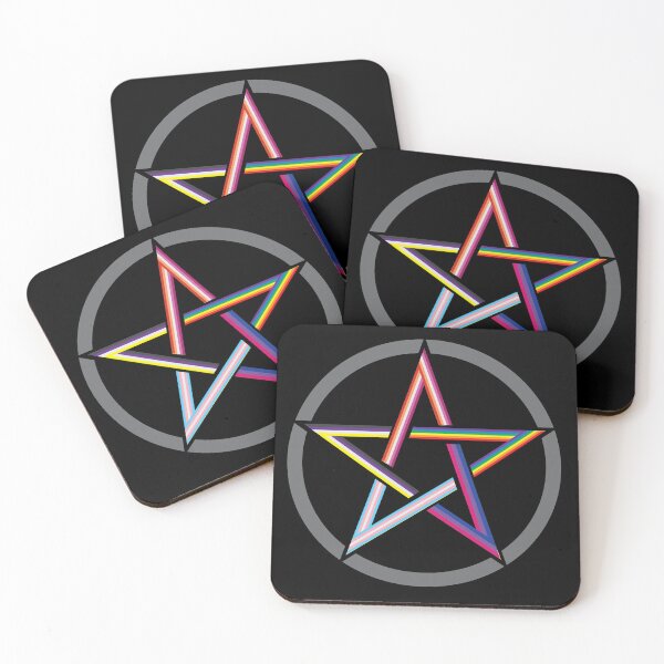 Item preview, LGBTQ Pentagram grey designed and sold by TheirChoice.